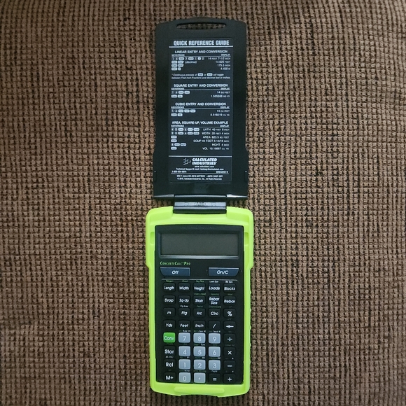 Calculated Industries ConcreteCalc Pro Advanced *NEW - Picture 7 of 11
